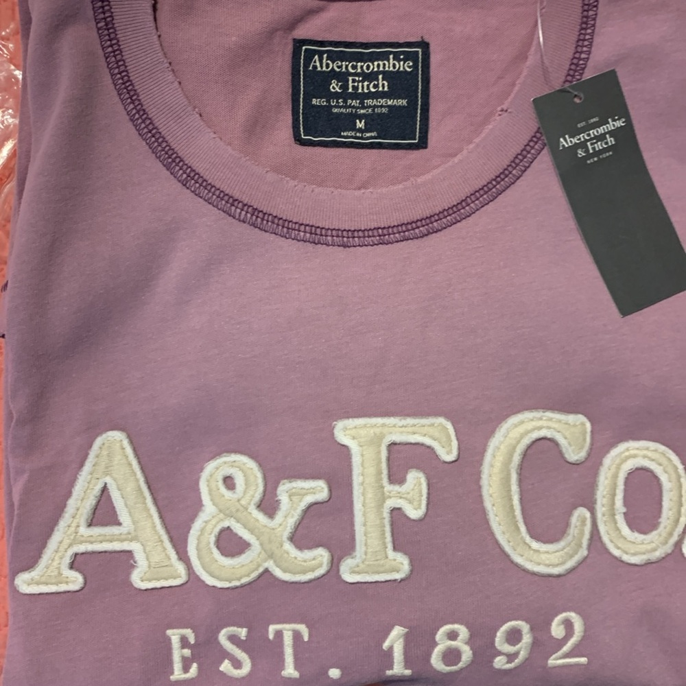 Vintage Abercrombie & Fitch Distressed Logo Tee